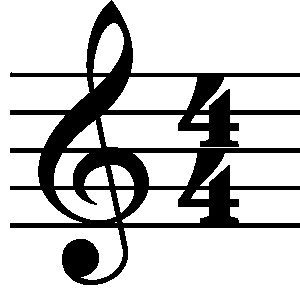 کسر میزان (میزان‌نما) در ابتدای قطعه موسیقی